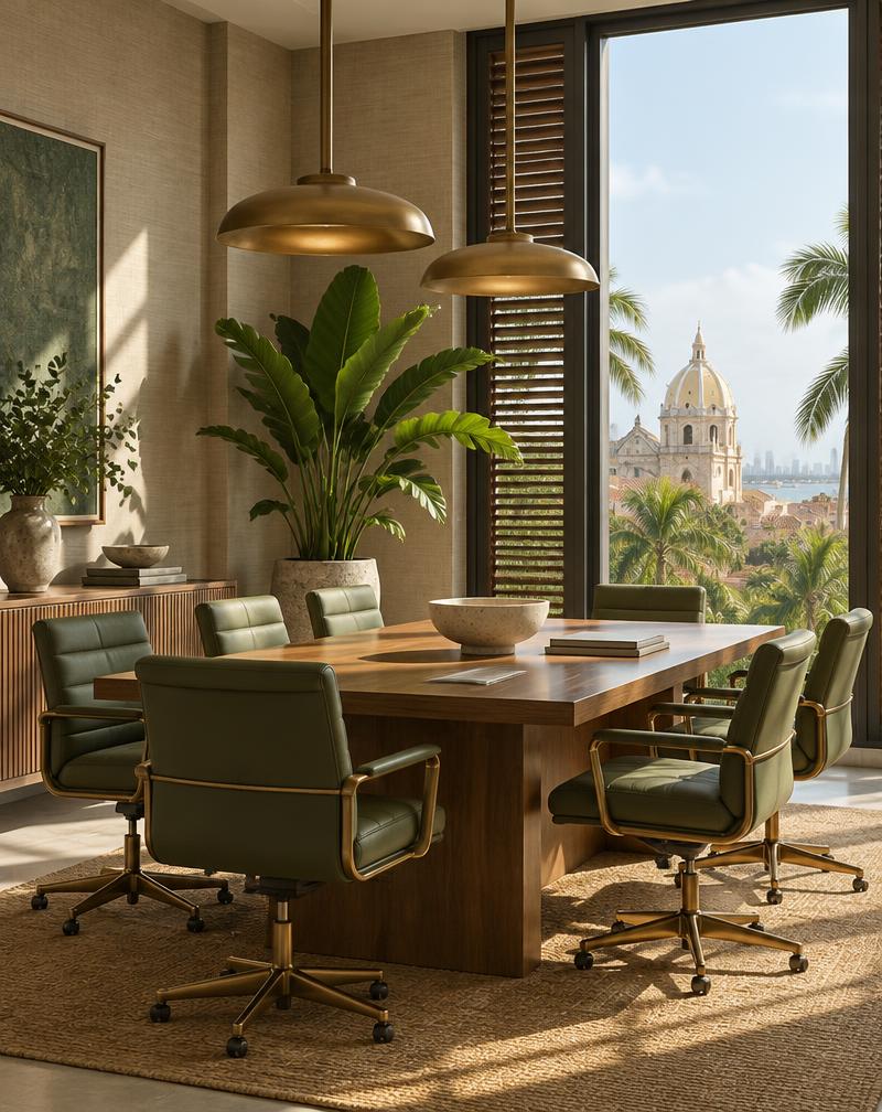 Espacio contemporáneo para reuniones